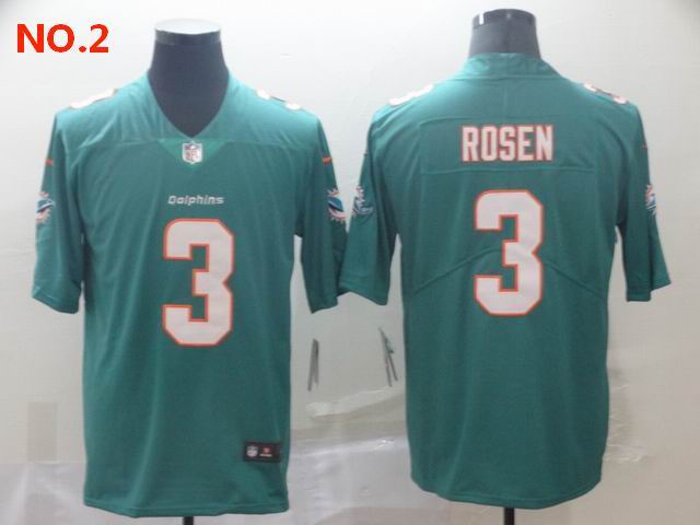 Men's Miami Dolphins 3 Josh Rosen Jersey NO.2;